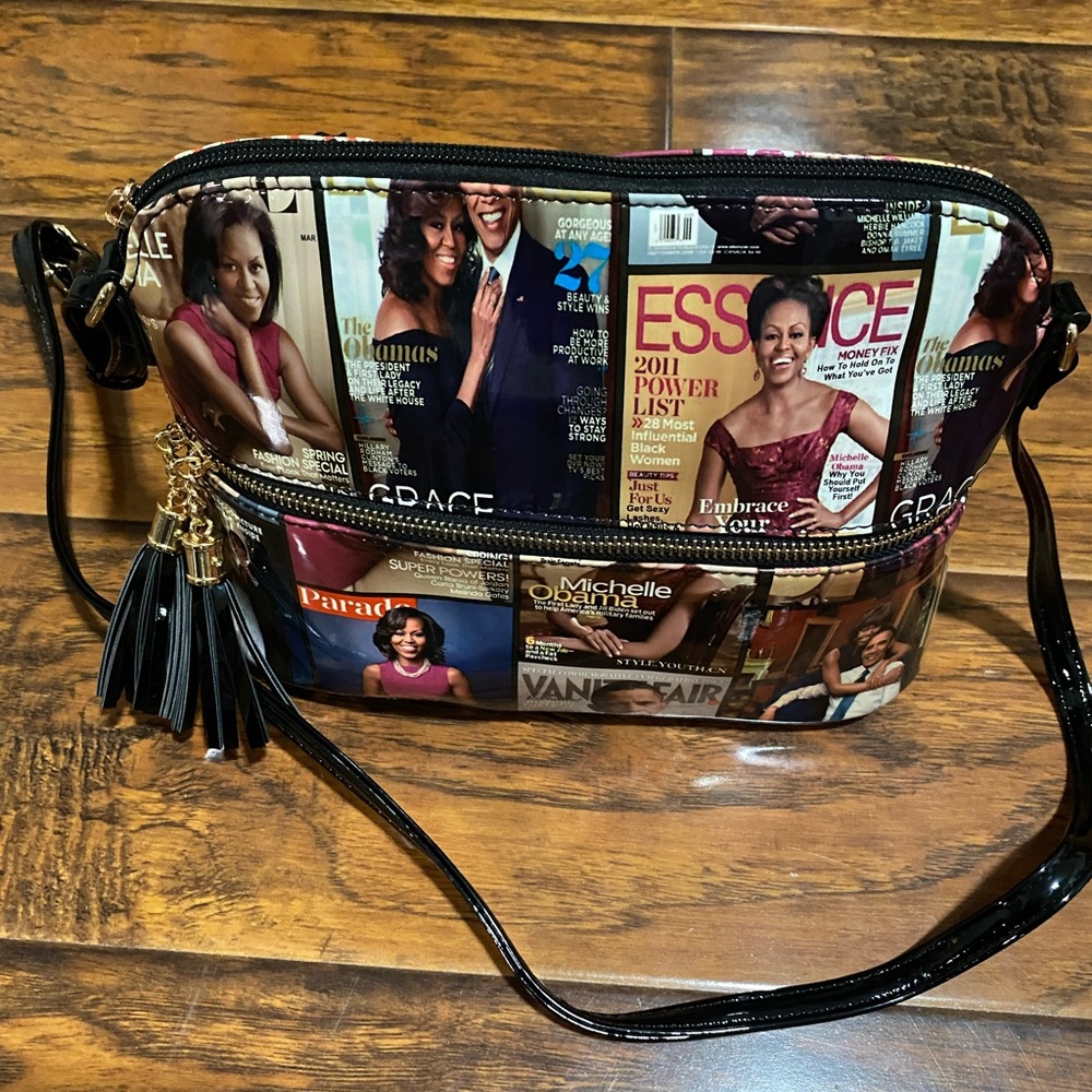 Patent leather Obama Shoulder/Crossbody bag